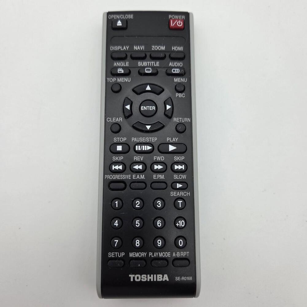 Genuine Toshiba SE-R0168 Remote Control For Select SD-V Series DVD Players
